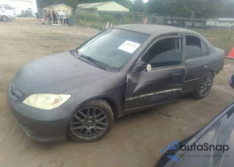 2005 Honda Civic Vp из США, поврежденный, VIN 2HGES16375H626222